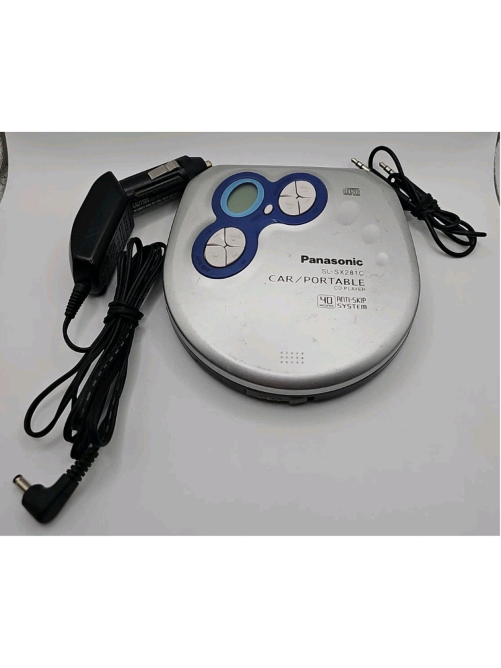 Panasonic SL-SX281c Discman Car / Portable CD Player With Car Adaptor Tested